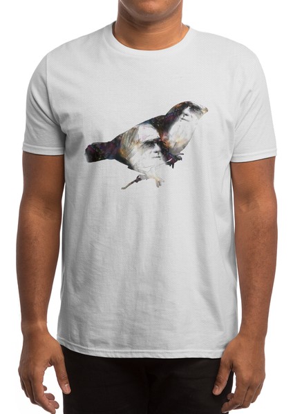 Charles Darwin Large Ground Finch Beyaz Spor Tişört