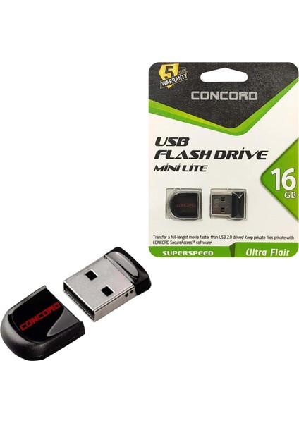 USB Flash Bellek 16GB Mini Lite C-UML16