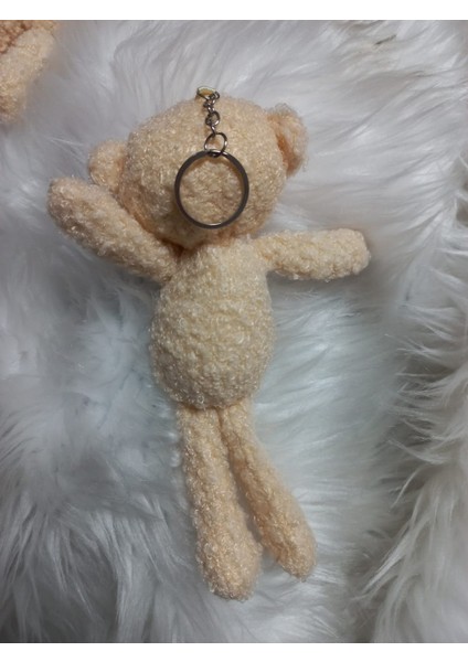 Teddy Ayıcık Anahtarlık - Krem Rengi Peluş Teddy Anahtarlık fiyatları