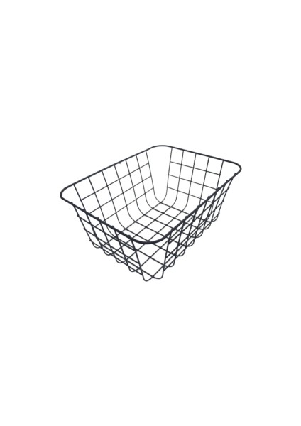 Mat Siyah Organizer Sepet 32x25x16 cm Banyo ve Mutfak İçin Pratik Çözüm modelleri