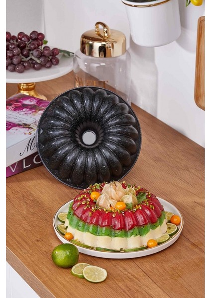 Imza Granit Döküm Kek Kalıbı