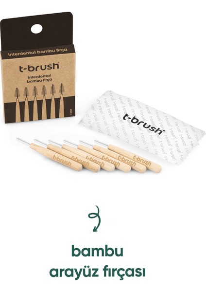 Bambu Arayüz Fırçası - 0,45mm ( 6 adet )