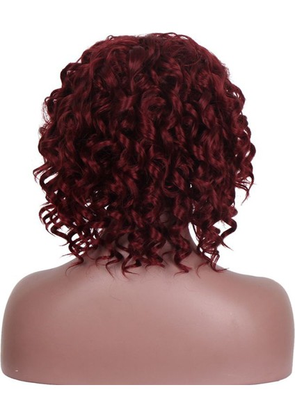 Bayanlar Moda Peruk Kısa Kıvırcık Karışık Açık Sarı Doğal Saç Kadın Perukları (Yurt Dışından) modelleri