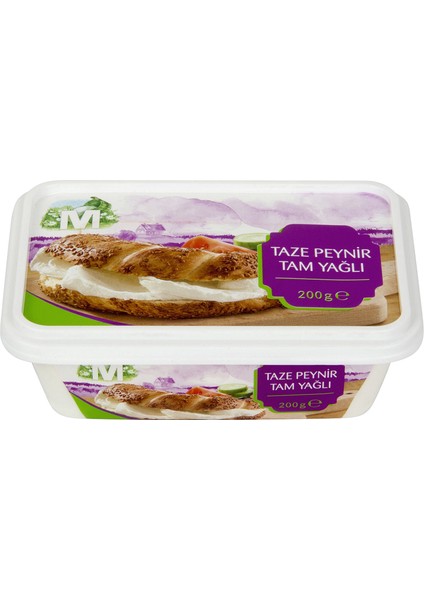 Tam Yağlı Sürülebilir Taze Peynir 200 G