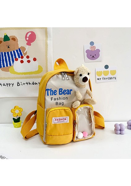 Karikatür Hayvan Çocuk Okul Çantası Sırt Çantası (Yurt Dışından)