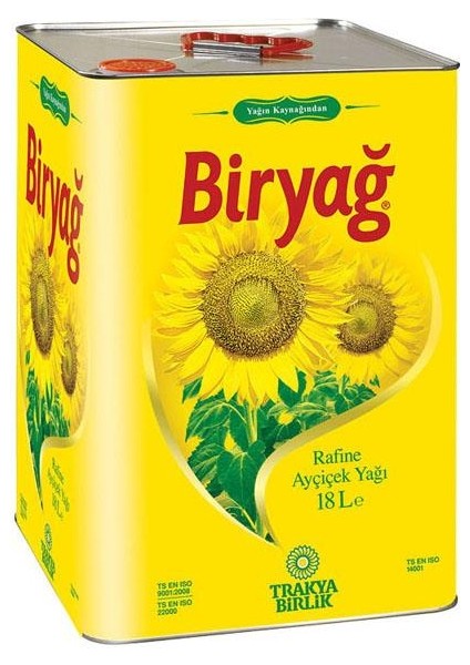 Trakyabirlik Biryağ Aycicek Yagi 18 Lt