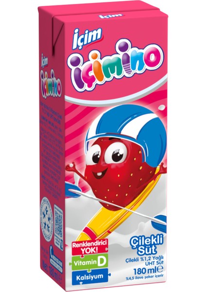 Içim Içimino Çilekli Süt 180 ml