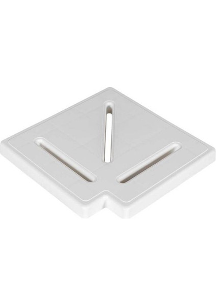 Havuz Savak Kanal Köşe Parçası Plastik 15 cm 90° (Adet)-Toptancıyızbiz
