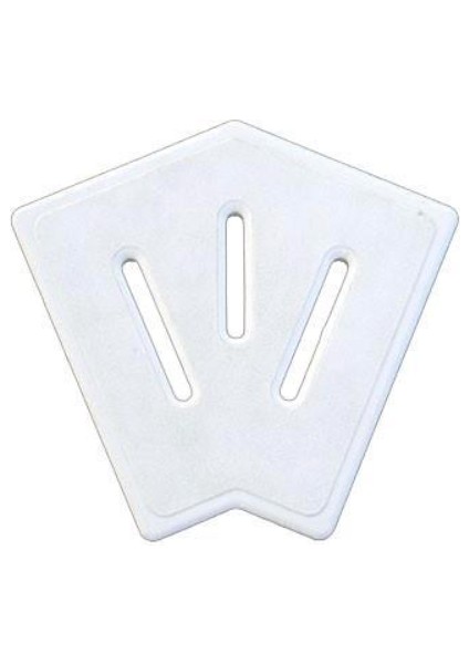 Havuz Savak Kanal Köşe Parçası Plastik 15 cm 45° (Adet)-Toptancıyızbiz
