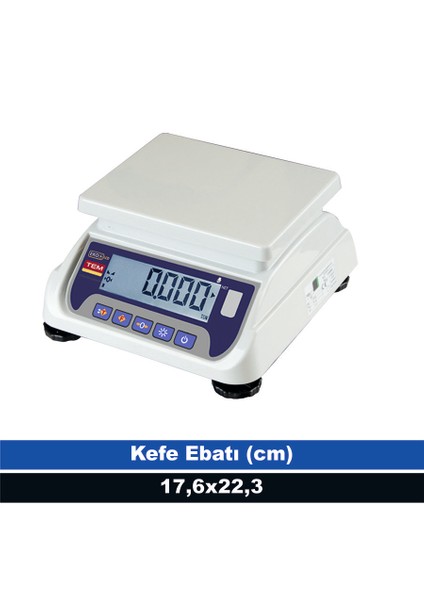 Eko 3 kg 0,5 gr Tartım Terazisi (Onaylı)