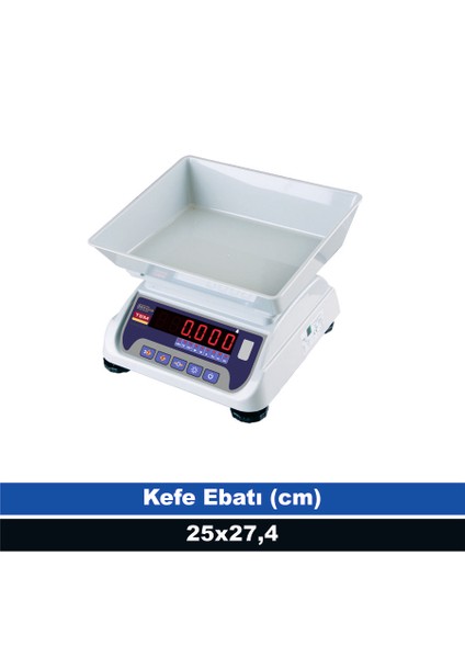 Eko 3 kg 0,5 gr Tartım Terazisi (Onaylı)