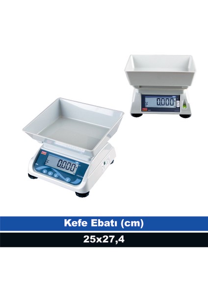 Eko 15 kg 2 gr Tartım Terazisi Çift Ekran (Onaylı)