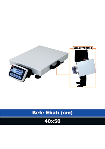 Eko 150 kg 50 gr Mobil Tartım Baskülü (Onaylı)