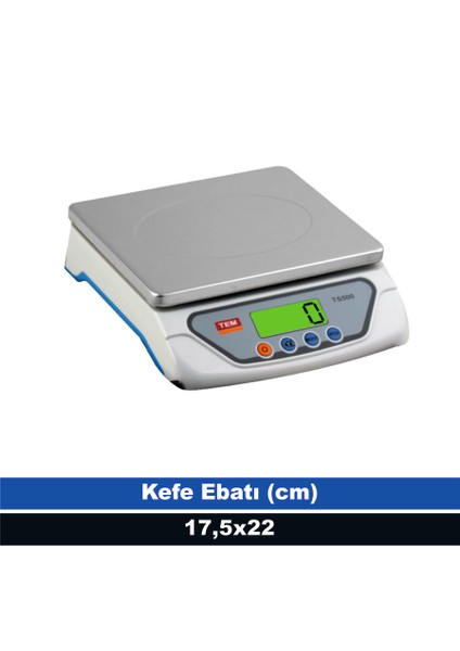 TS-500 25 kg 1 gr Hassas Terazi (Onaysız)