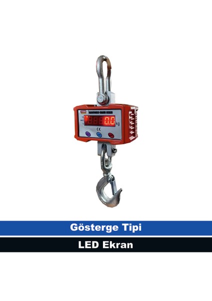 SH-500 500 kg 200 gr Kancalı Tartım Baskülü (Onaysız)