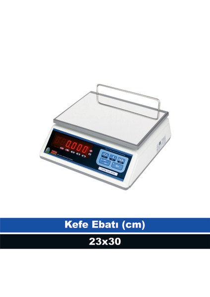 Ege 30 kg 5 gr Tartım Terazisi (Onaylı)