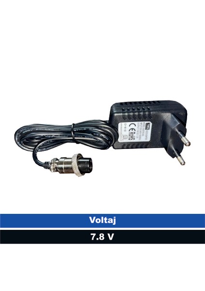 Terazi Adaptörü Metal Uç 3 Pin 7.8 V