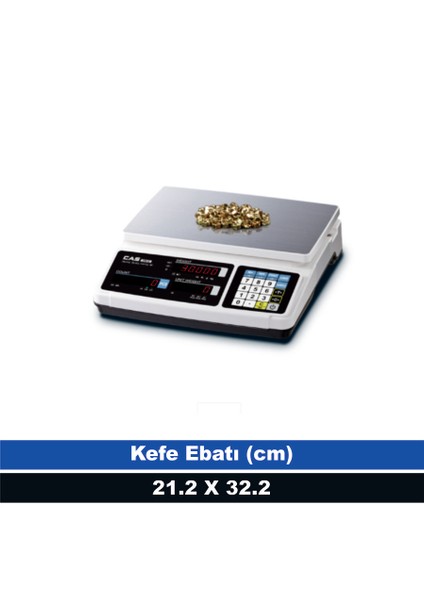 Pr-C 15 kg 0,5 gr Adet Sayım Terazisi (Onaysız)