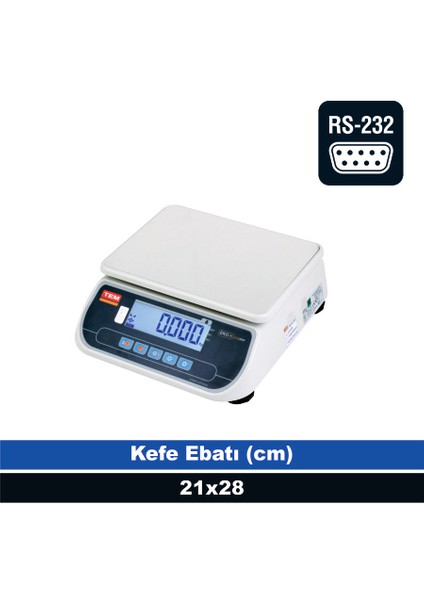 Srp 3 kg 0.5 gr Bilgisayar Bağlantılı Tartım Terazisi (Onaylı)