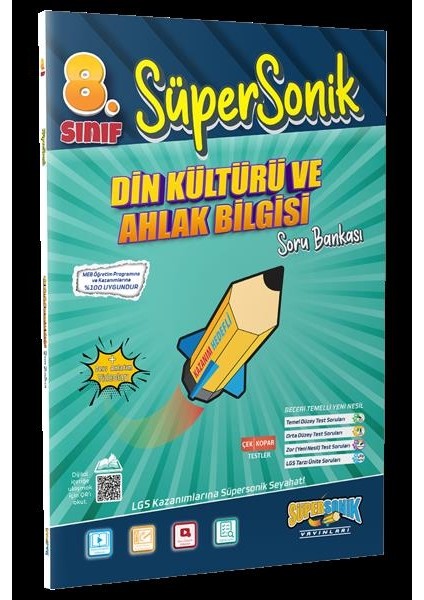 Süpersonik 8. Sınıf Din Kültürü ve Ahlak Bilgisi Soru Bankası