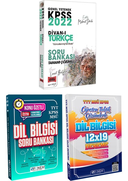 KPSS Türkçe Soru Bankası+Dil Bil Soru Bankası+Dil Bil Deneme