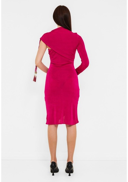 Kadın Drapeli Omuz Detaylı Elbise fiyatları