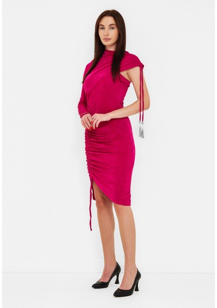 Kadın Drapeli Omuz Detaylı Elbise fırsatları