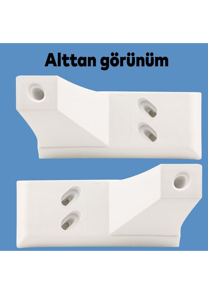 Venüs Lüks Mobilya Kanepe Sehpa Tv Ünitesi Koltuk Ayağı 8 cm Beyaz Baza Ayakları (2 Adet) fiyatları