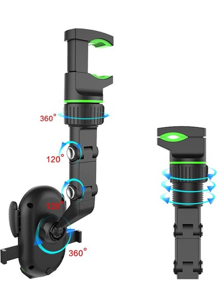 Att-55 Araç Içi Dikiz Aynası Telefon Tutucu