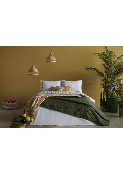 Angel Nakışlı Nevresim Takımı Çift Kişilik - Beyaz fiyatları