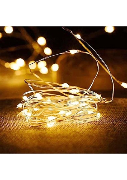 10 Metre Battery Warm Light LED Light 10 Metre Pilli Gün Işığı LED Işık Gün Işığı Pilli Işık Gün Işığı Pilli LED