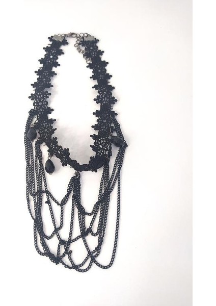 Kolye Gerdanlık Kadın Choker Bohem Kolyeler El Yapımı Uzun Püskül Boncuklar Kadın Kolye Takı Tasma