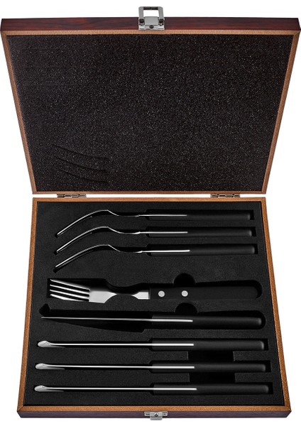 Ellie 8 Parça Barbekü Bıçak/Çatal Seti