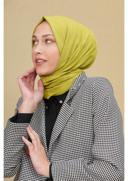 Fıstık Yeşili Loryan Scarf Alisa Şal modelleri