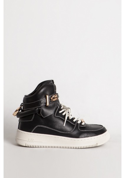 329 Gerçek Deri Kadın Yarım Sneaker