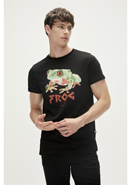 Frog T-Shırt Siyah 23.01.07.011-C01 modelleri