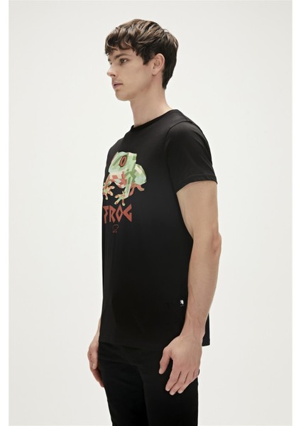 Frog T-Shırt Siyah 23.01.07.011-C01 fırsatları