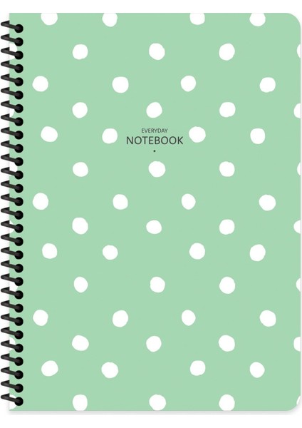 Kareli Defter Puantiye 16,5 x 22,5 cm - Yeşil