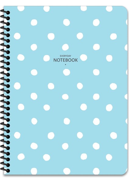 Kareli Defter Puantiye 16,5 x 22,5 cm - Mavi