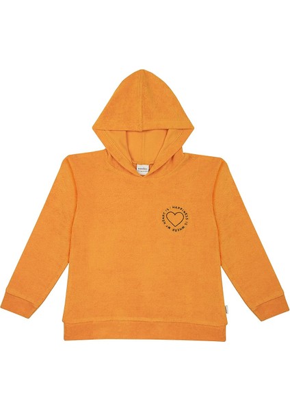 Turuncu Havlu Kapişonlu Eşofman Takımı modelleri