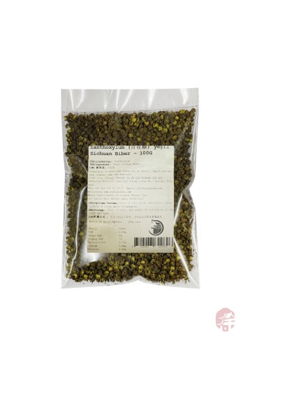 Zanthoxylum (Yeşil Sichuan Biber) (Green Peppercorn Zanthoxylum) - 100G