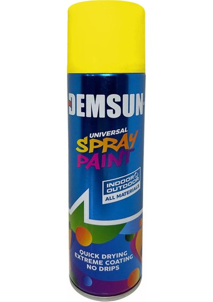 Demsun Akrilik Efektli Sprey Boya Taksi Sarısı 200 ml RAL1003