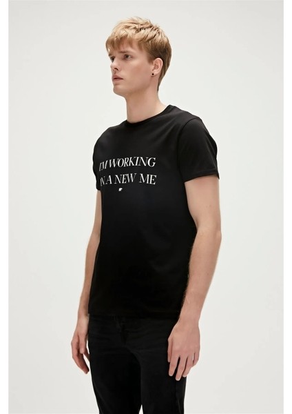 Persona Erkek T-Shirt Siyah 23.01.07.013 Siyah fiyatları