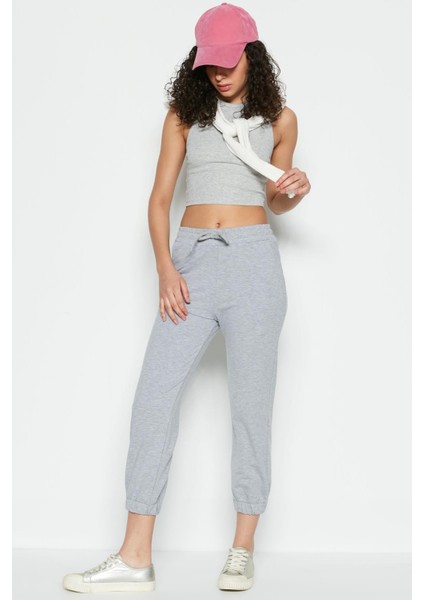 Jogger Lastikli Spor Eşofman Altı 737 Gri