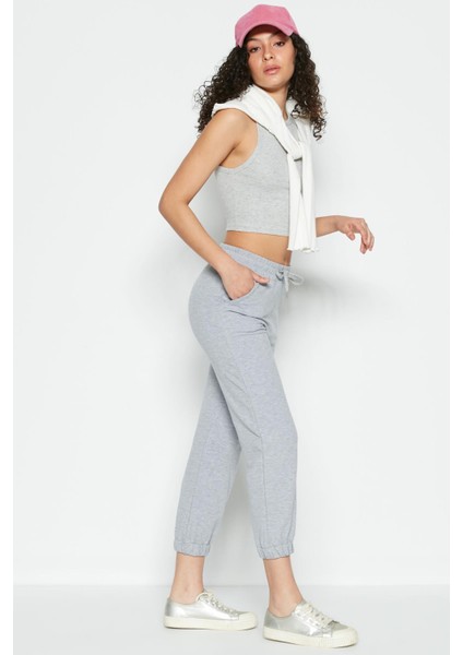 Jogger Lastikli Spor Eşofman Altı 737 Gri