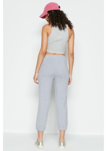 Jogger Lastikli Spor Eşofman Altı 737 Gri