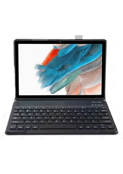 Lenovo Tab M10 Fhd Plus TB-X606F Uyumlu Bluetooth Klavyeli Deri Kılıf – Siyah