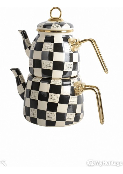 Ily Emaye Dama Çaydanlık