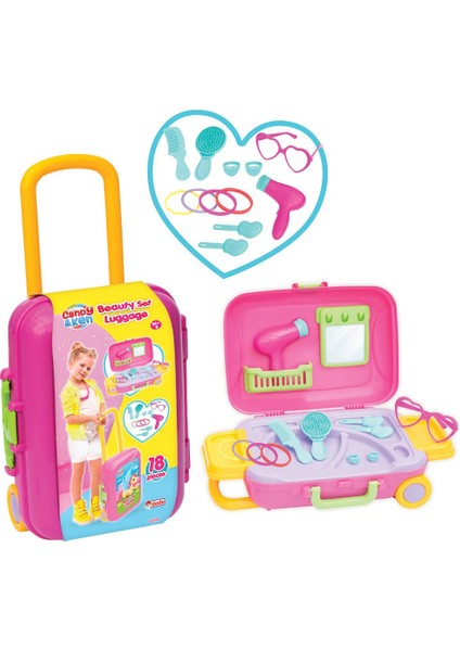 03485 Dede, Candy Güzellik Seti Bavulum