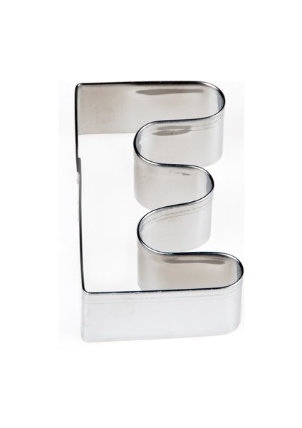 E Harf Kurabiye Kalıbı 7.5 cm